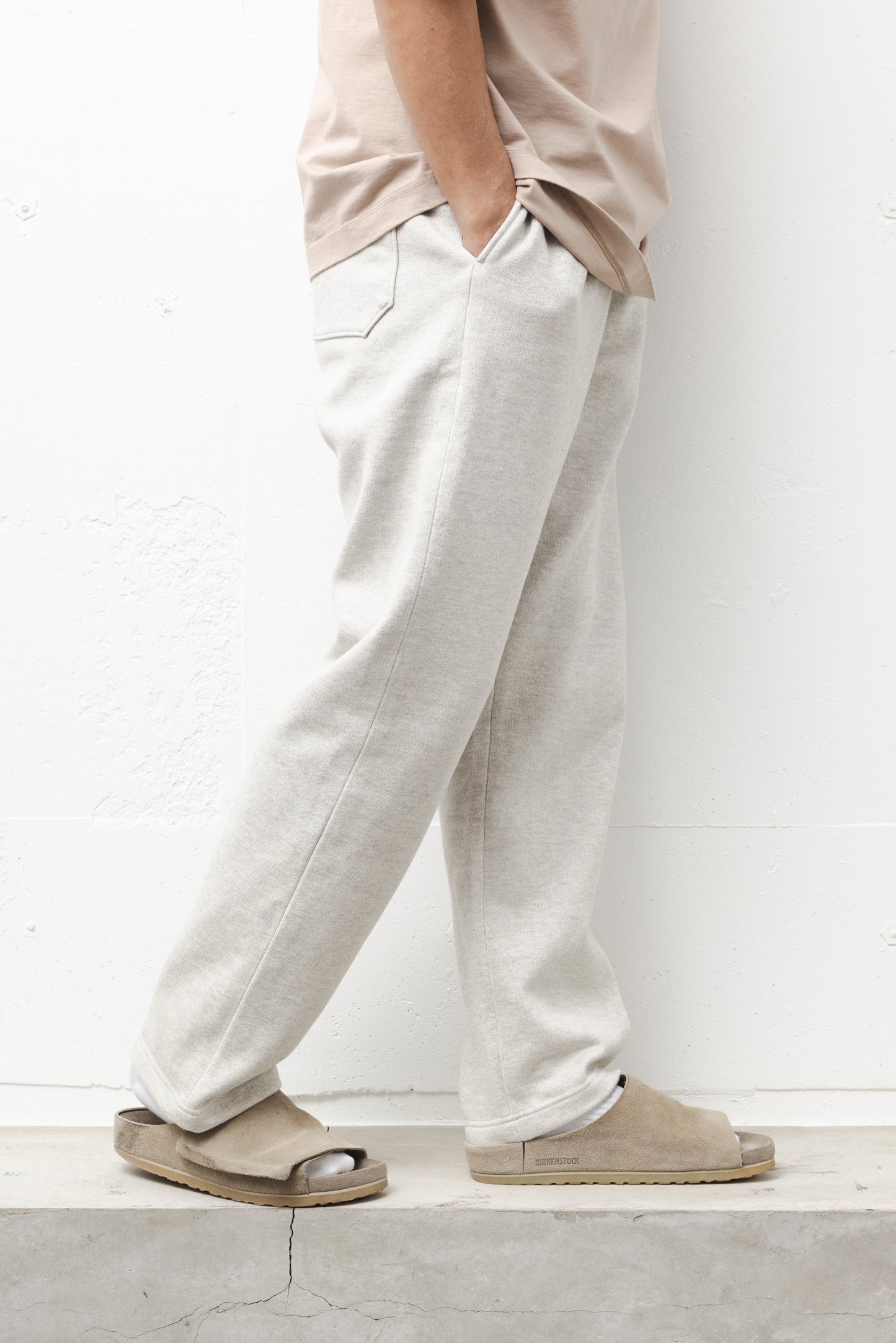 RELAXING SWKNIT PANTS / GRAY