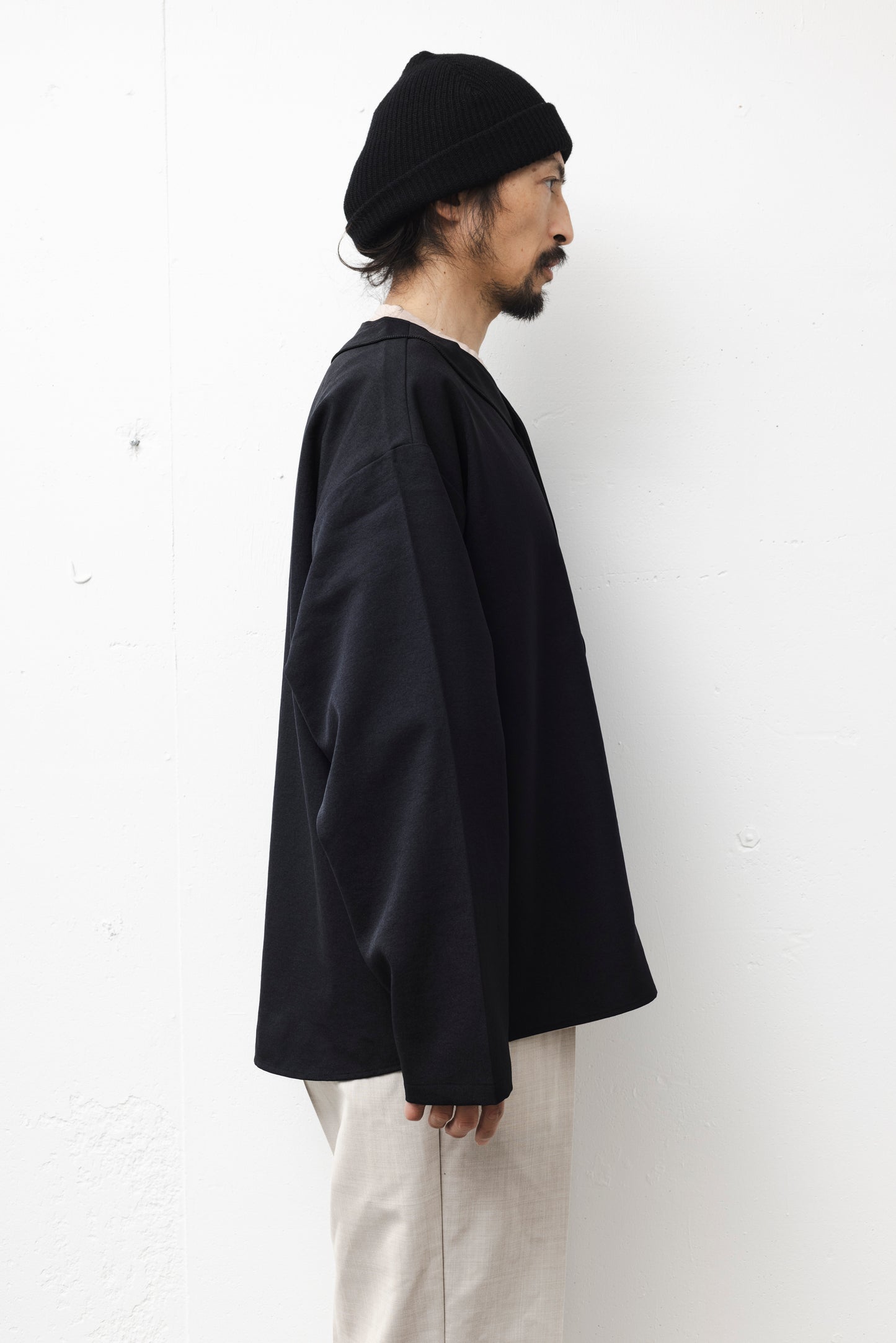 BASEBALL OVER SHIRT / BLACK