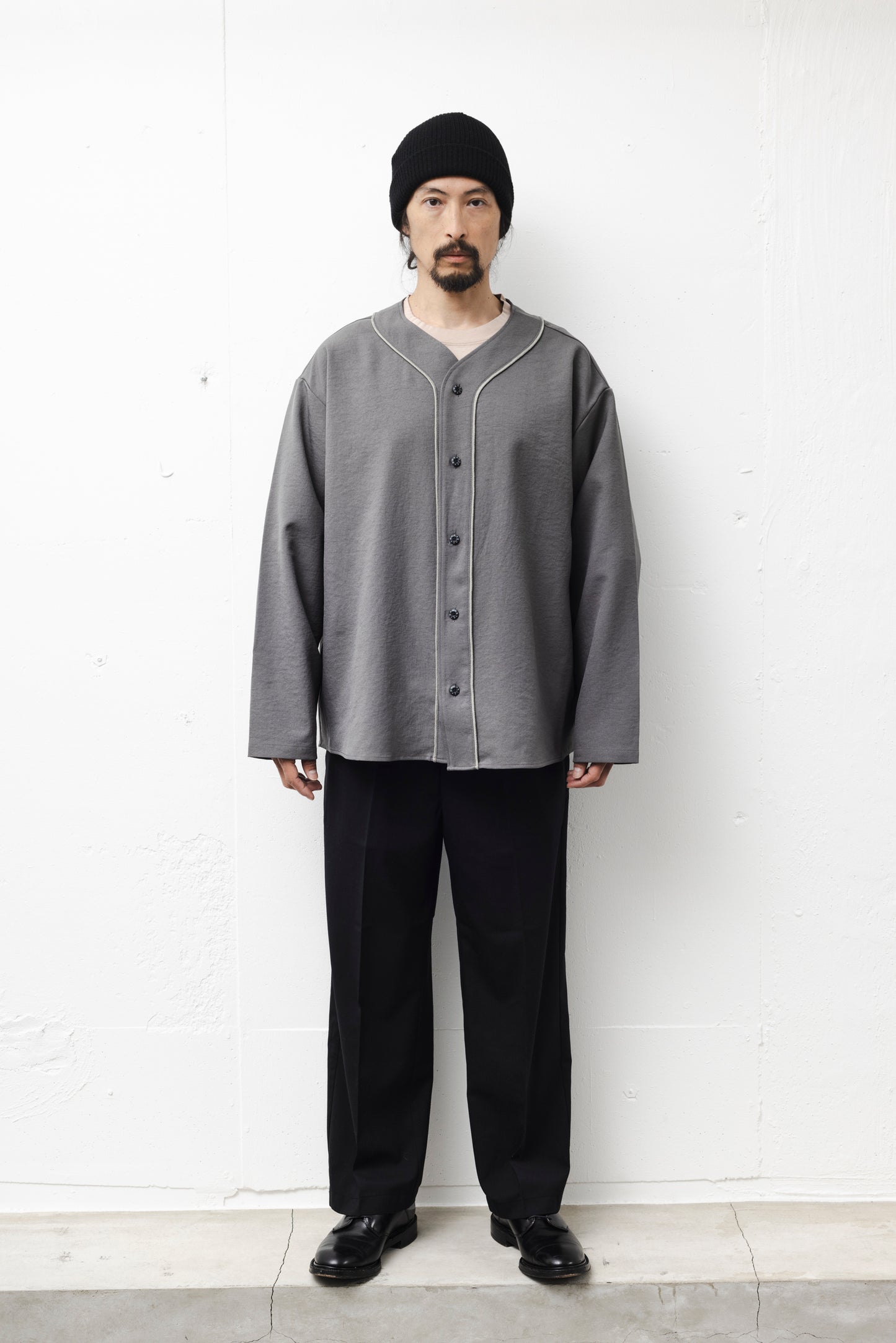 BASEBALL OVER SHIRT / GRAY