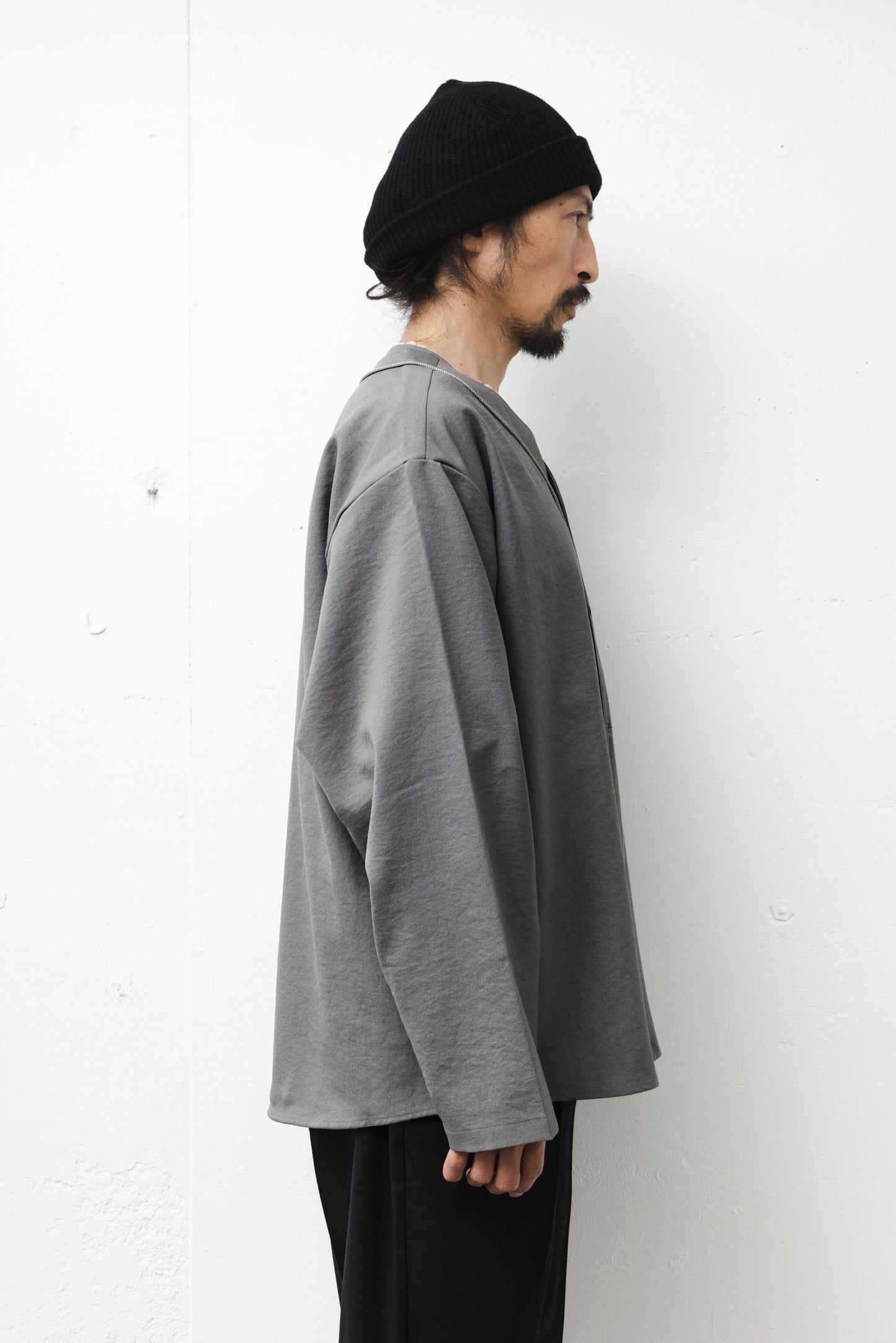 BASEBALL OVER SHIRT / GRAY