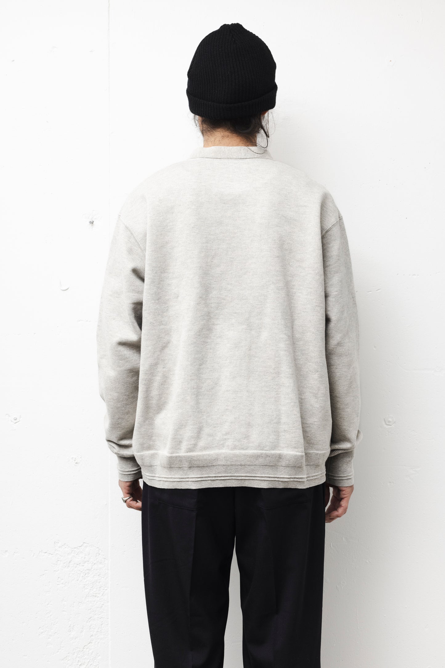 RELAXING SWKNIT CARDIGAN / GRAY