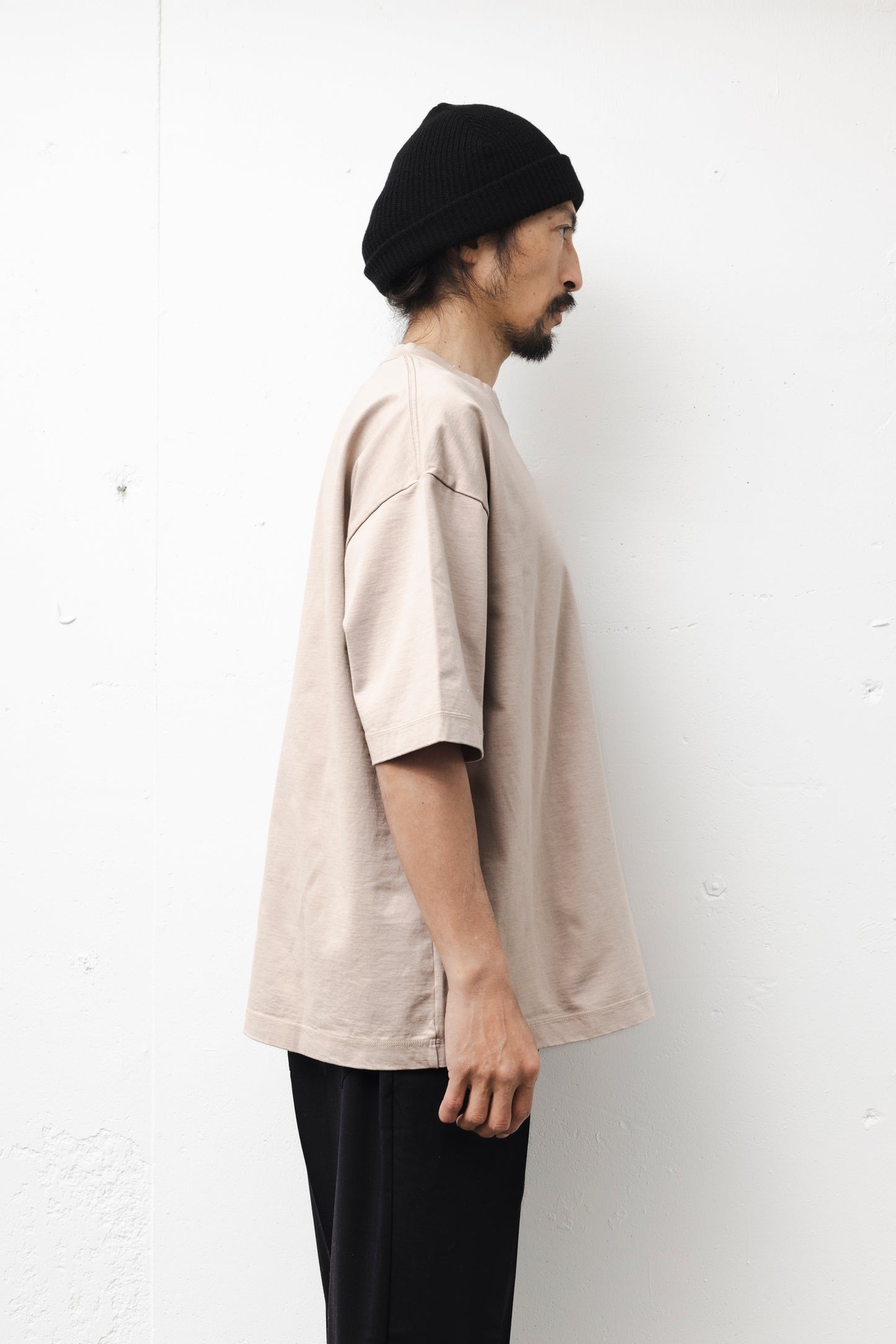 WIDE ALBINI TEE / BEIGE