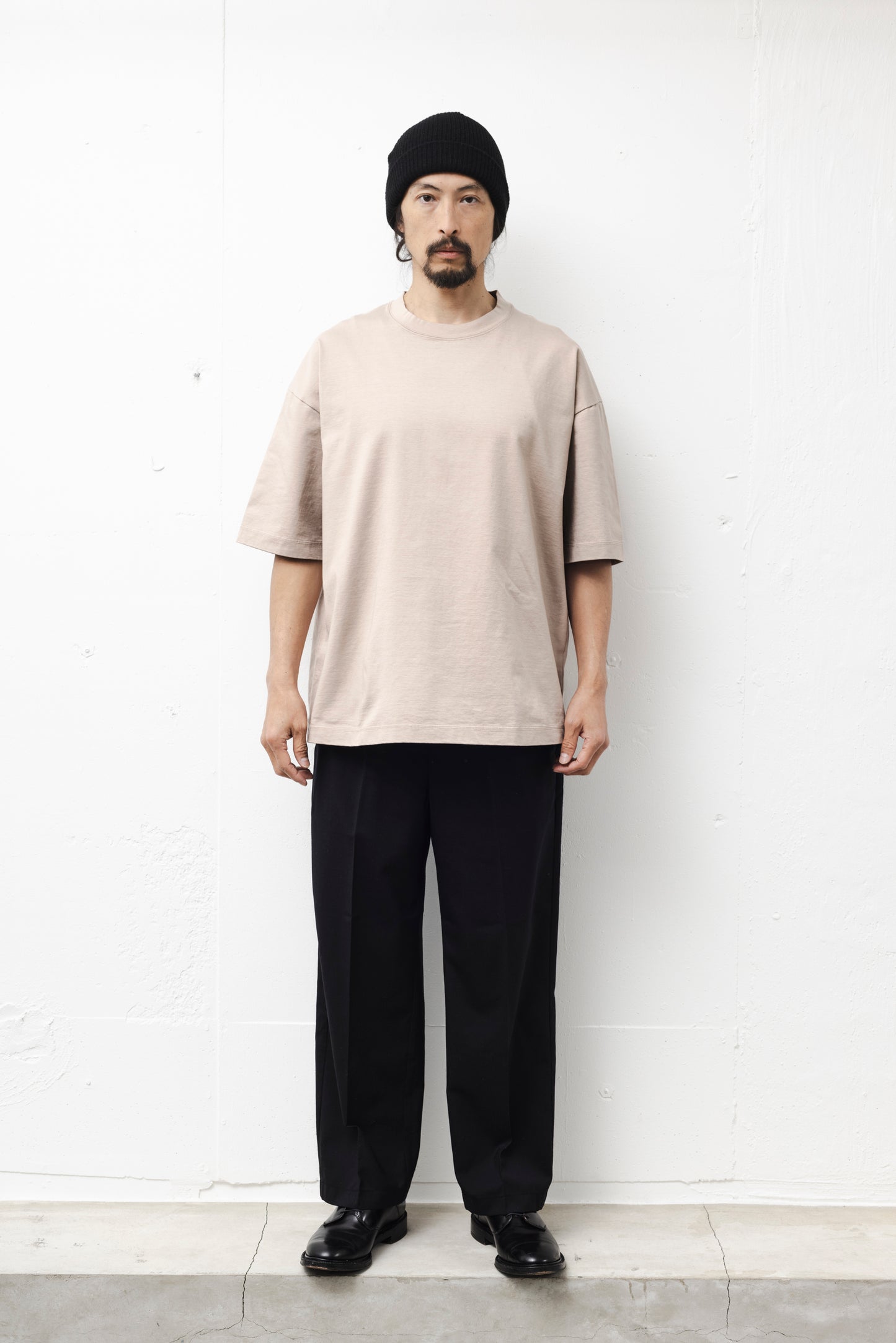 WIDE ALBINI TEE / BEIGE