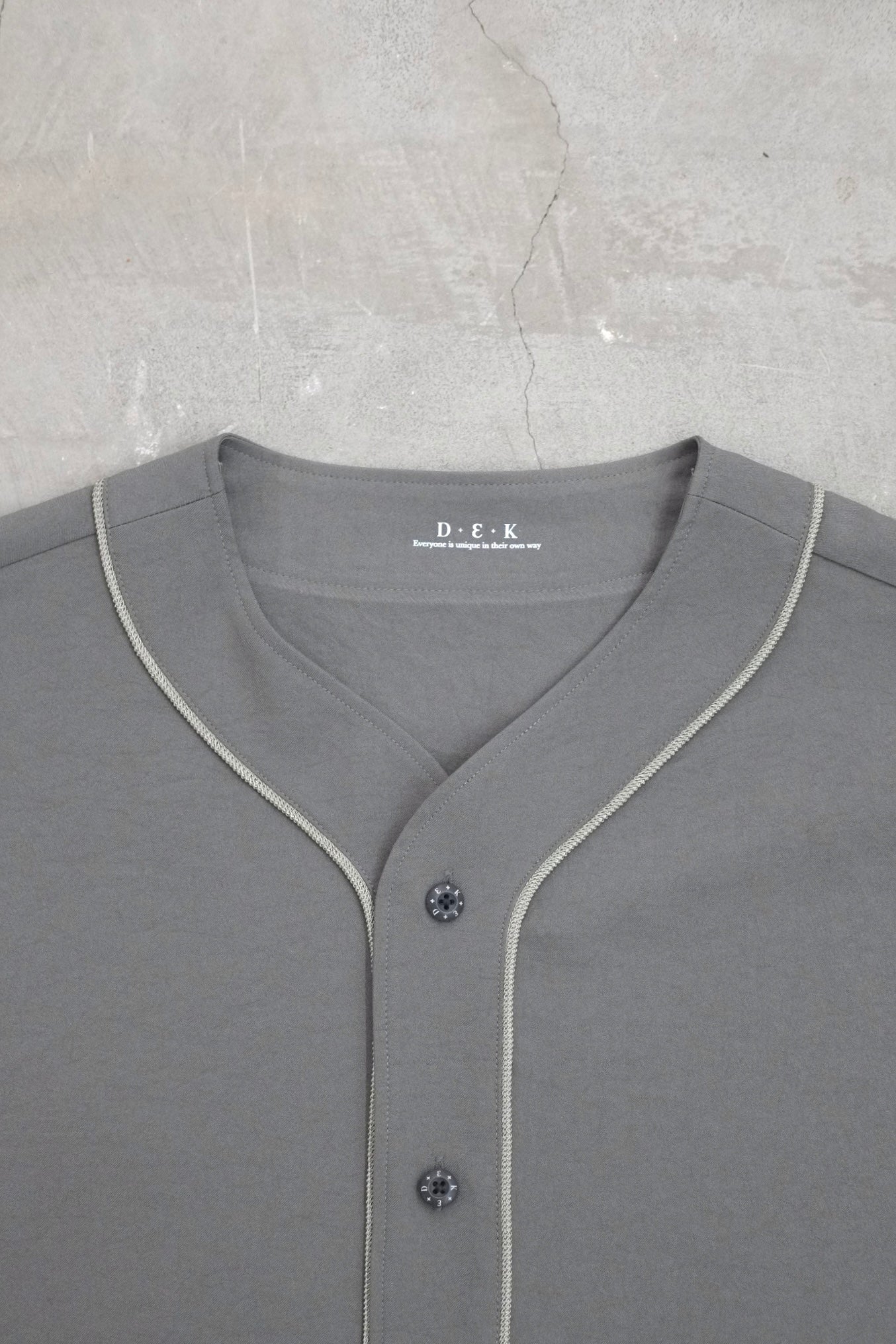 BASEBALL OVER SHIRT / GRAY