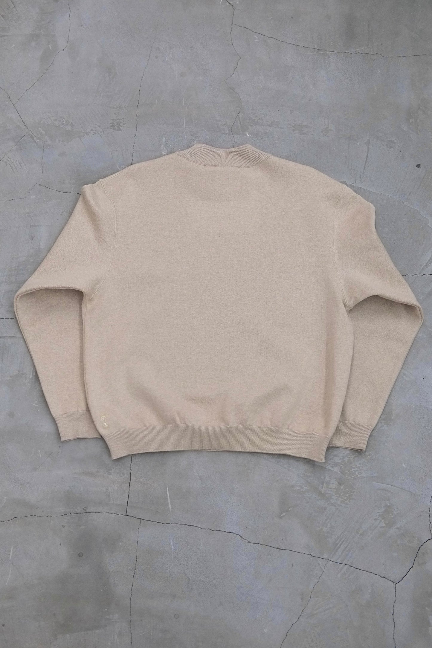 MOC NECK RELAXING SWKNIT / BEIGE