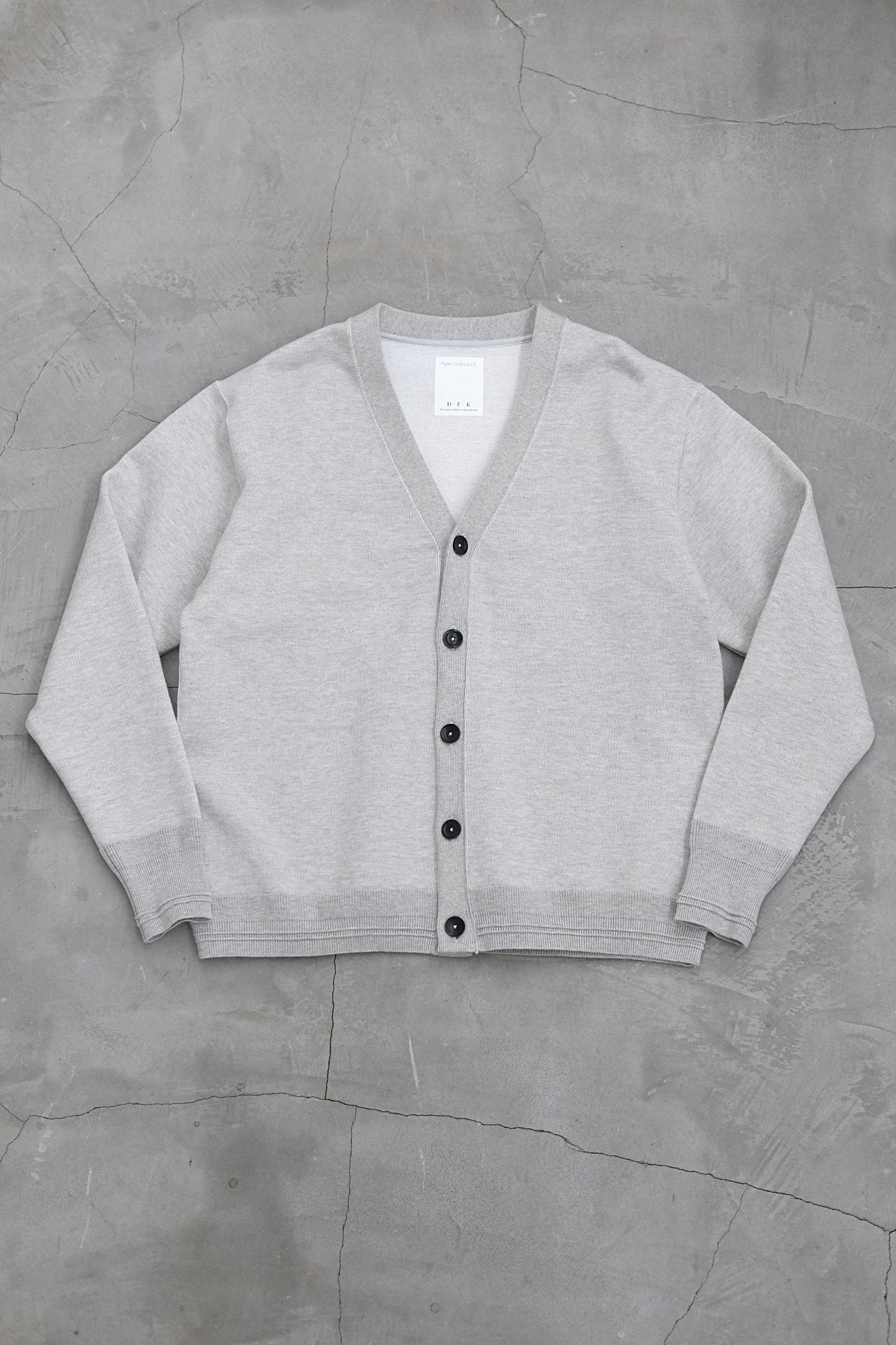 RELAXING SWKNIT CARDIGAN / GRAY