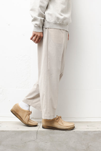 DRAWLING WIDE TROUSERS / BEIGE