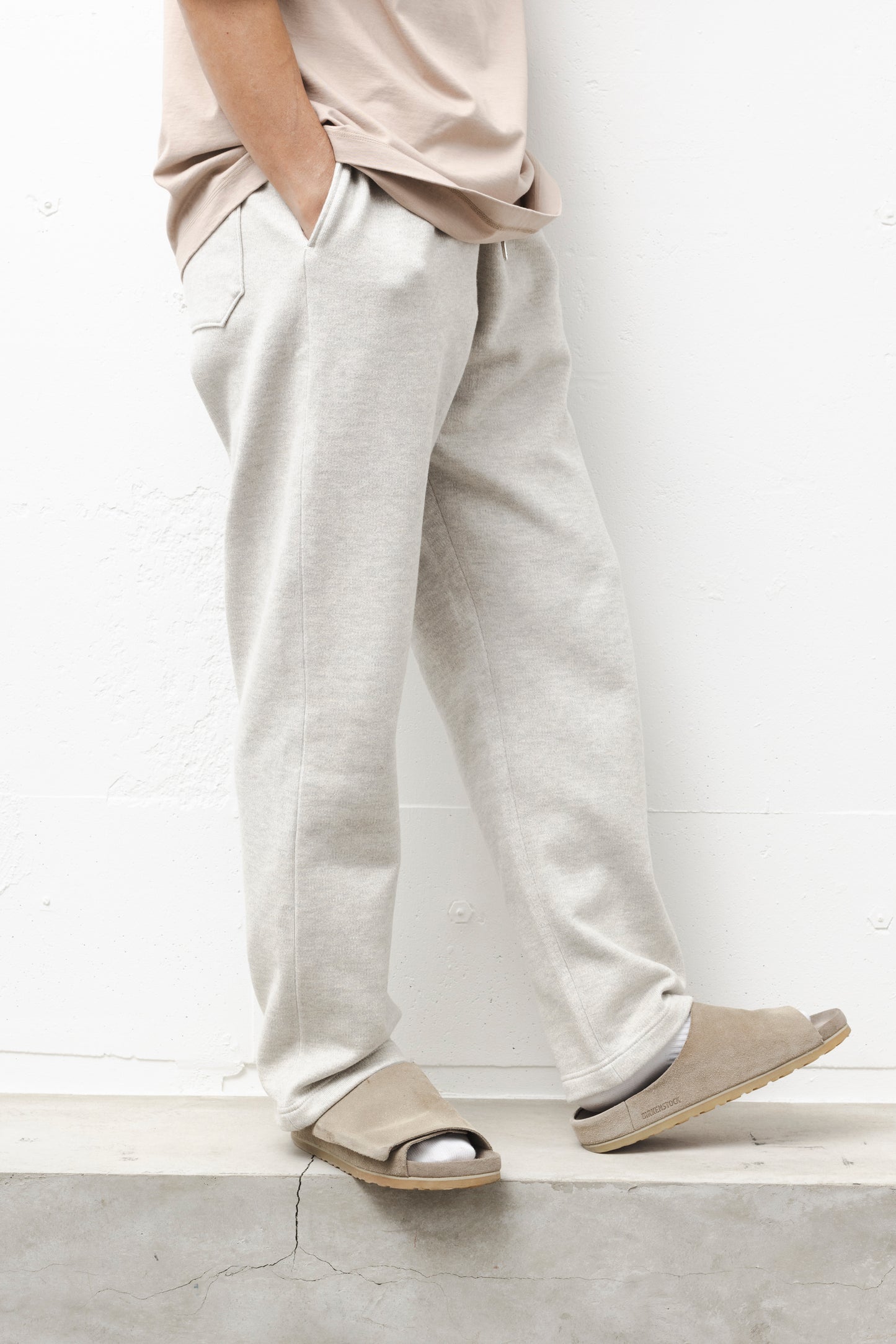 RELAXING SWKNIT PANTS / GRAY