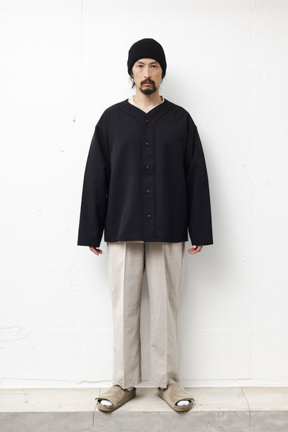 BASEBALL OVER SHIRT / BLACK