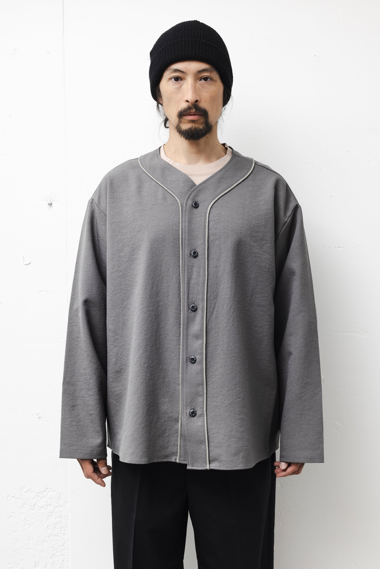 BASEBALL OVER SHIRT / GRAY