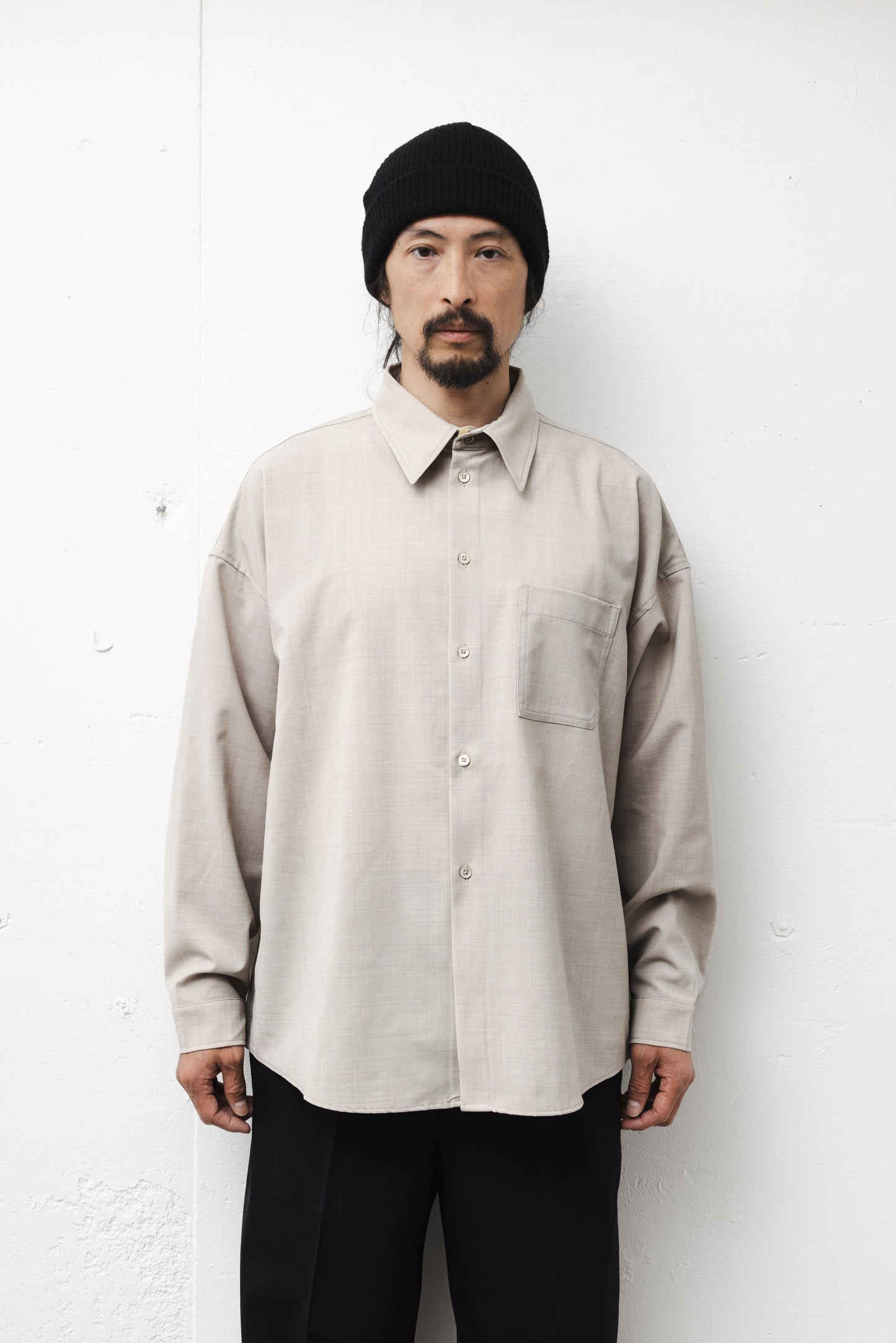 SEASONLESS SHIRT / BEIGE