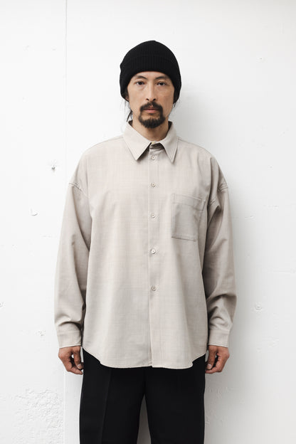 SEASONLESS SHIRT / BEIGE