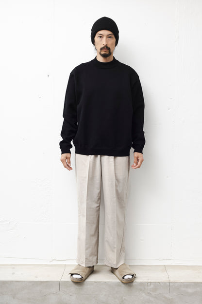 MOC NECK RELAXING SWKNIT / BLACK