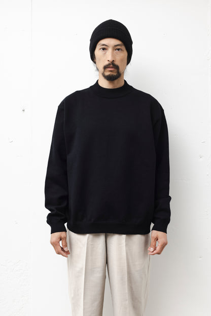 MOC NECK RELAXING SWKNIT / BLACK