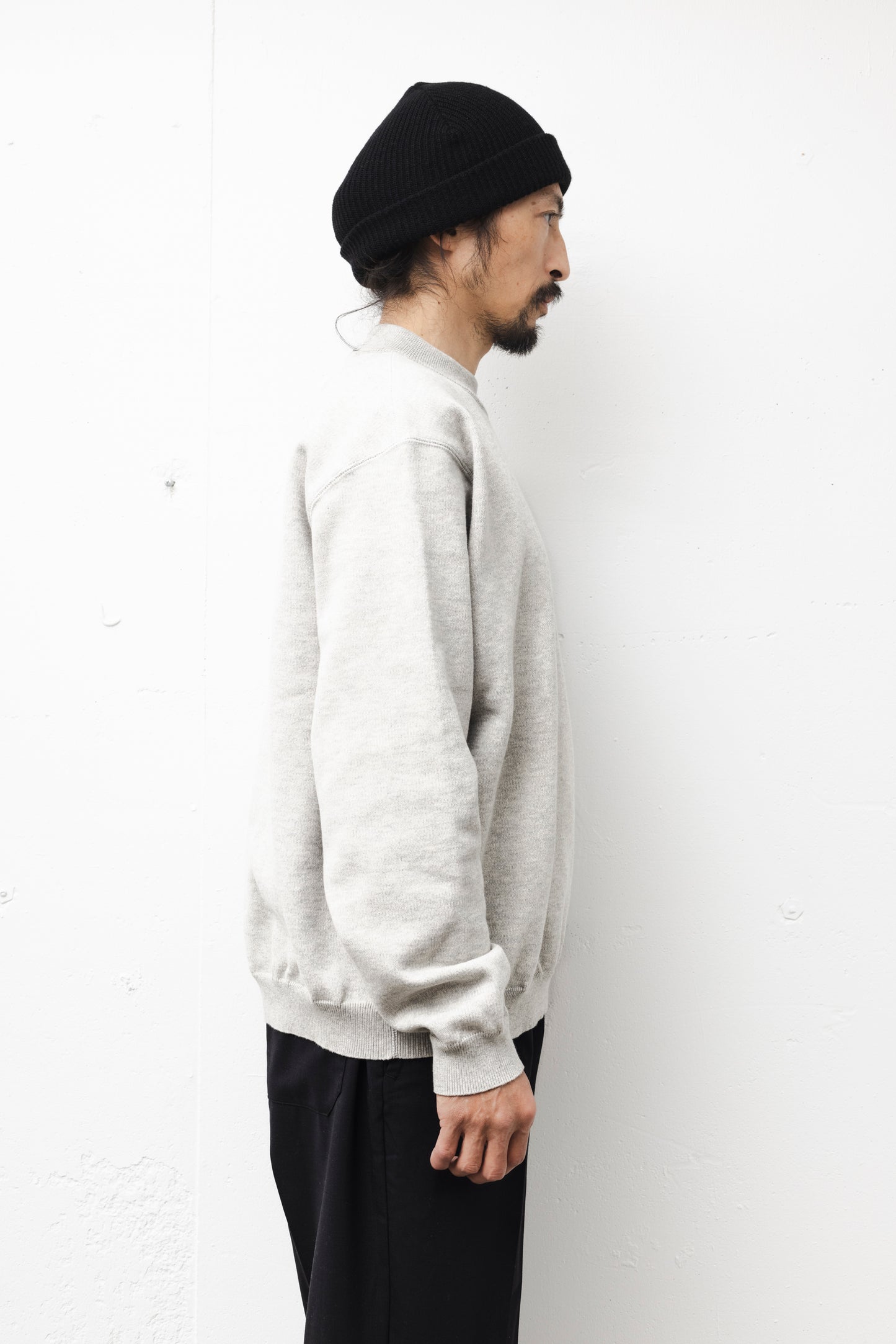 MOC NECK RELAXING SWKNIT / GRAY