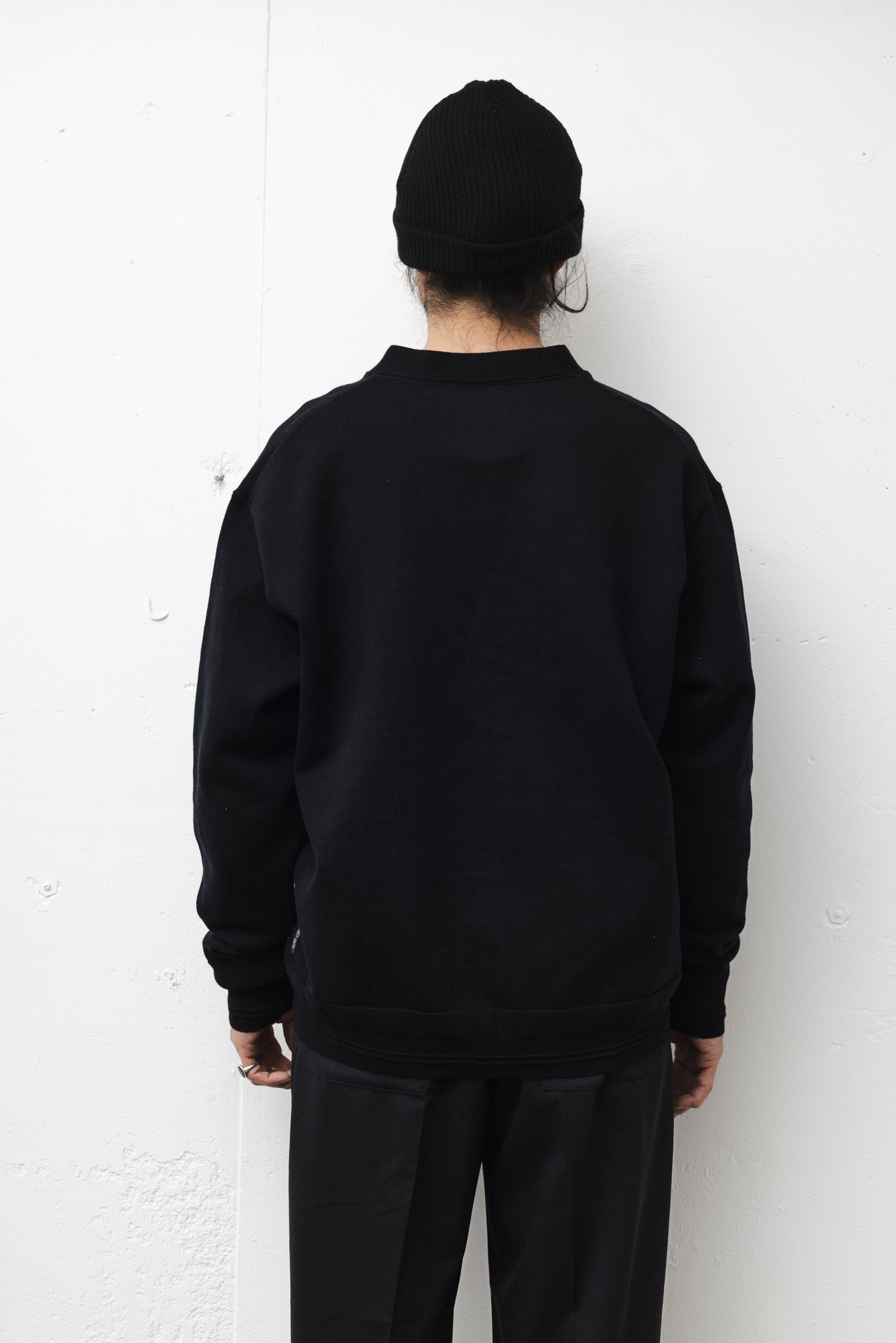 RELAXING SWKNIT CARDIGAN / BLACK