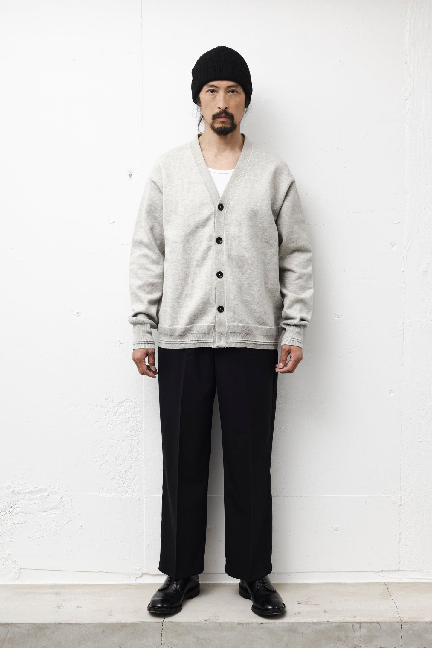 RELAXING SWKNIT CARDIGAN / GRAY