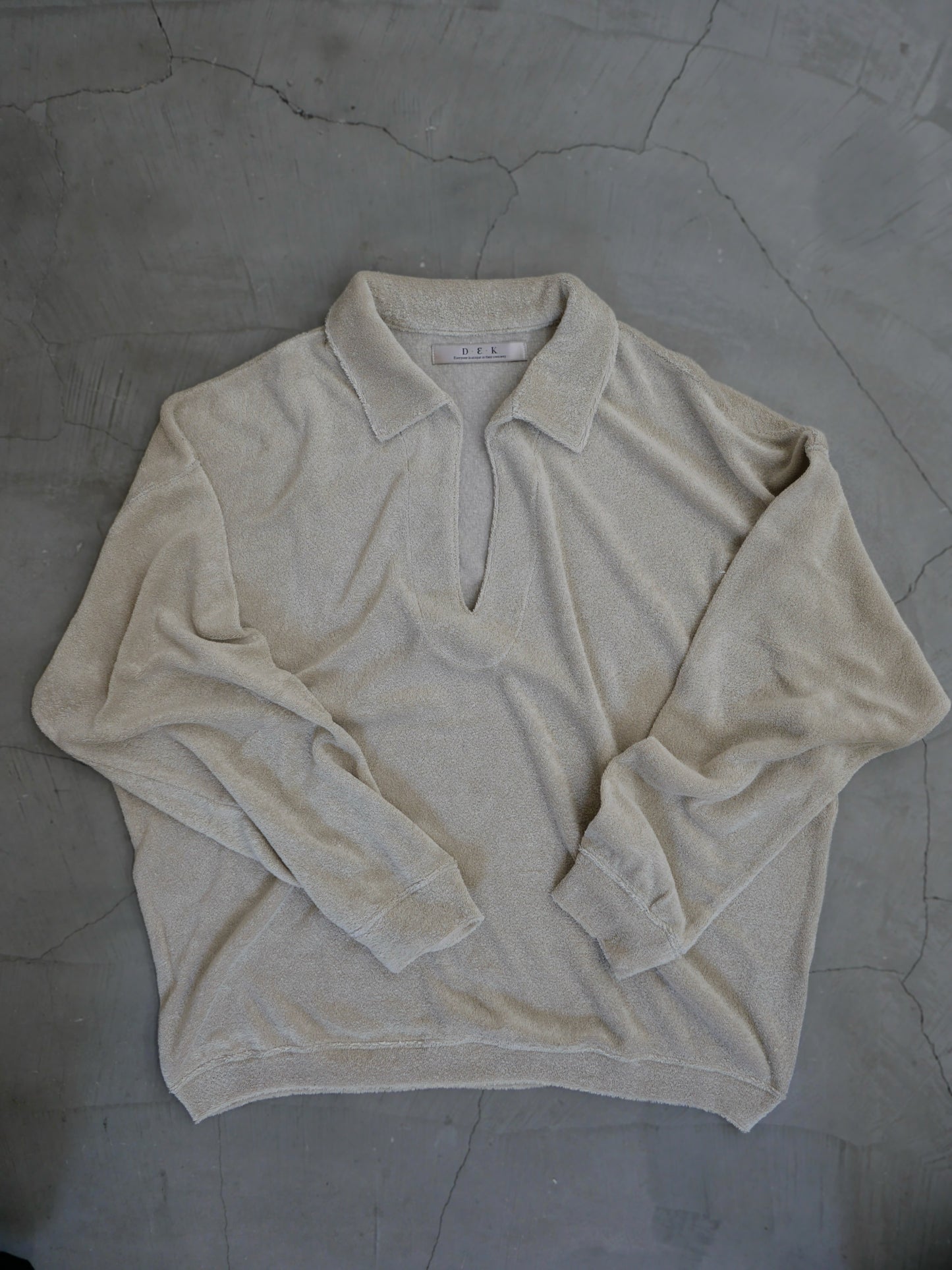 LINEN PILE SKIPPER SHIRT
