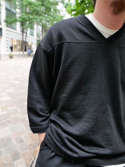 LINEN FOOTBALL TEE