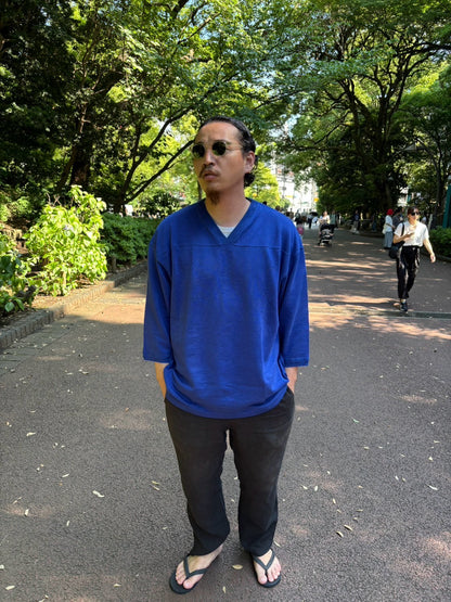 LINEN FOOTBALL TEE