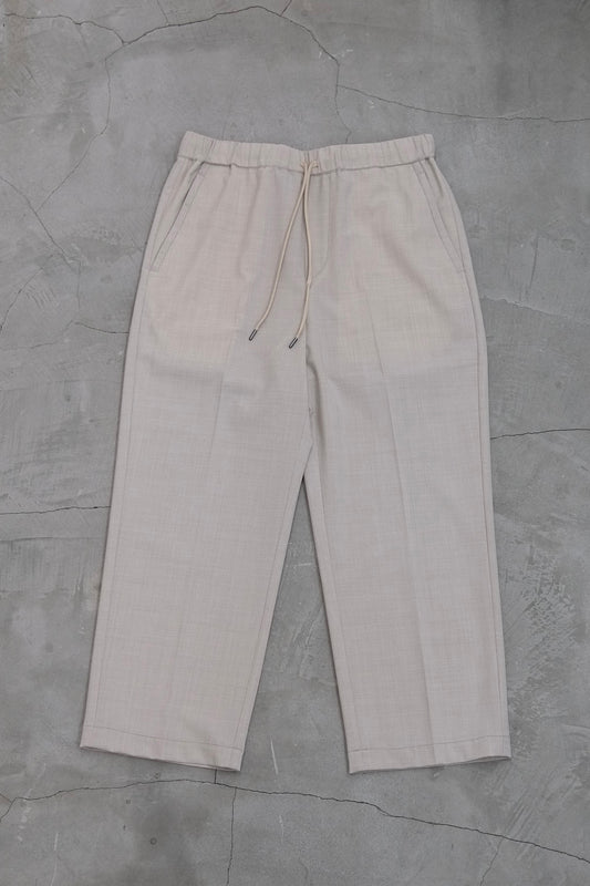 DRAWLING WIDE TROUSERS / BEIGE