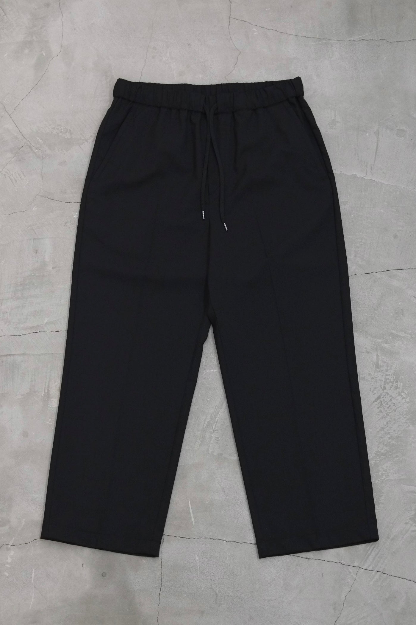 DRAWLING WIDE TROUSERS / BLACK