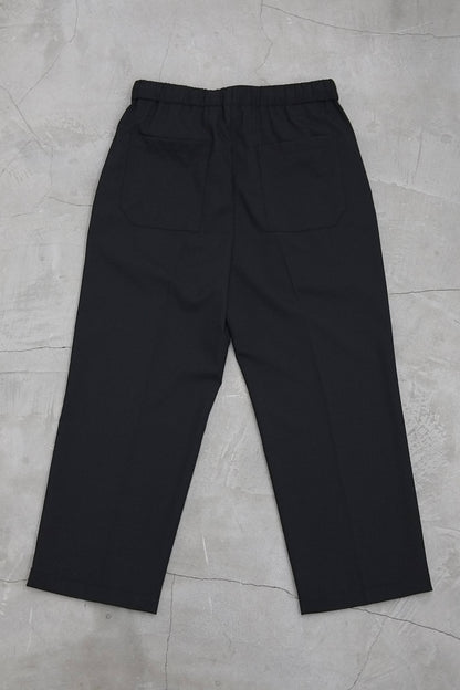 DRAWLING WIDE TROUSERS / BLACK