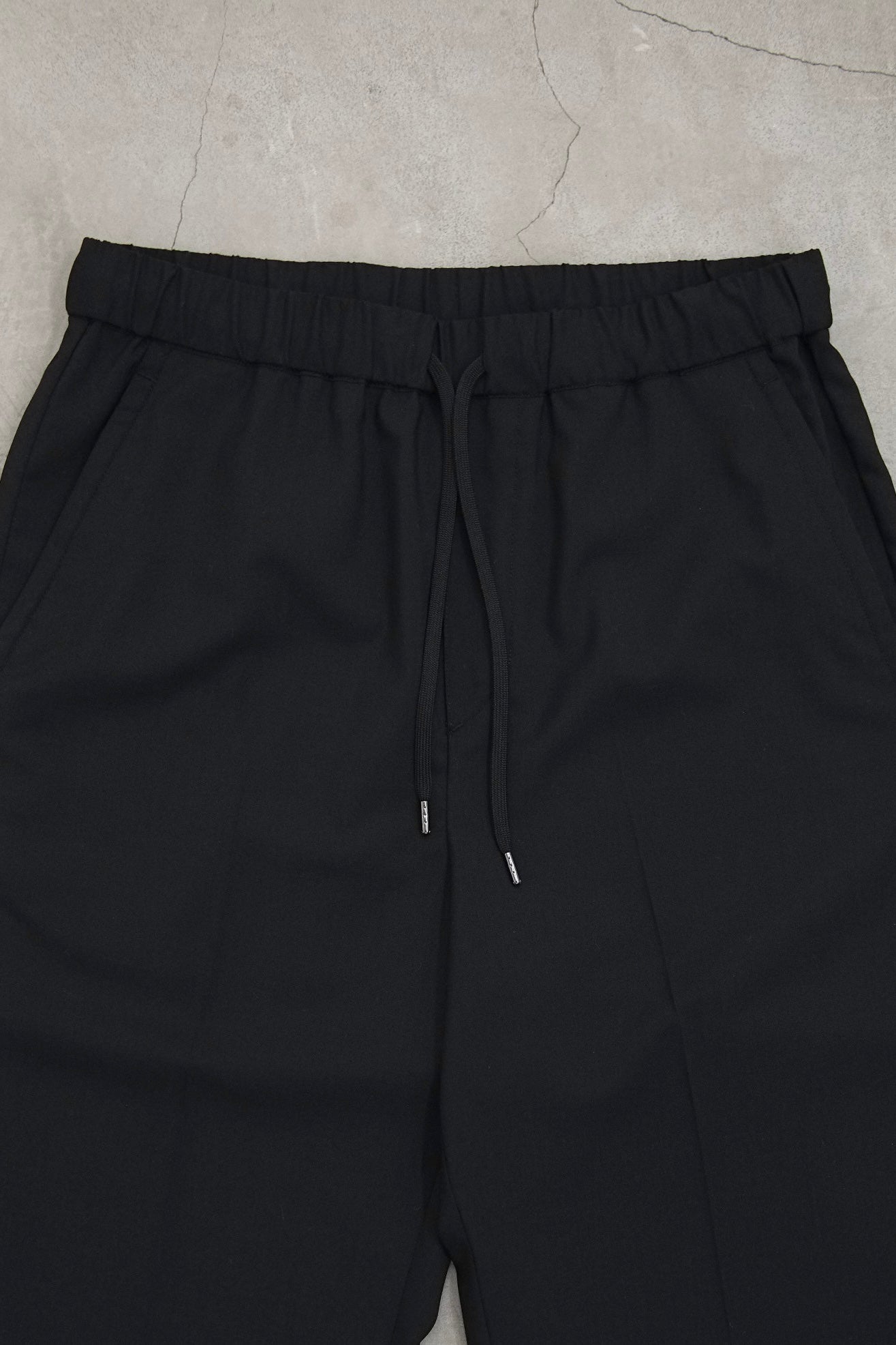 DRAWLING WIDE TROUSERS / BLACK