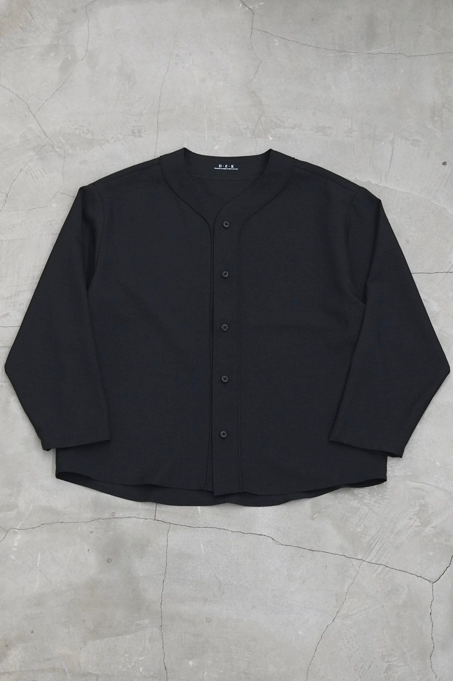 BASEBALL OVER SHIRT / BLACK