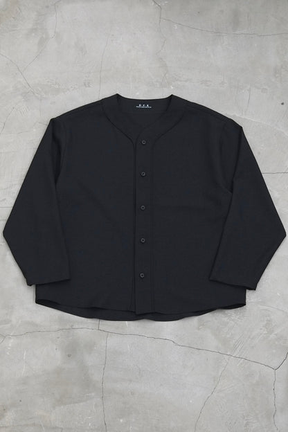 BASEBALL OVER SHIRT / BLACK