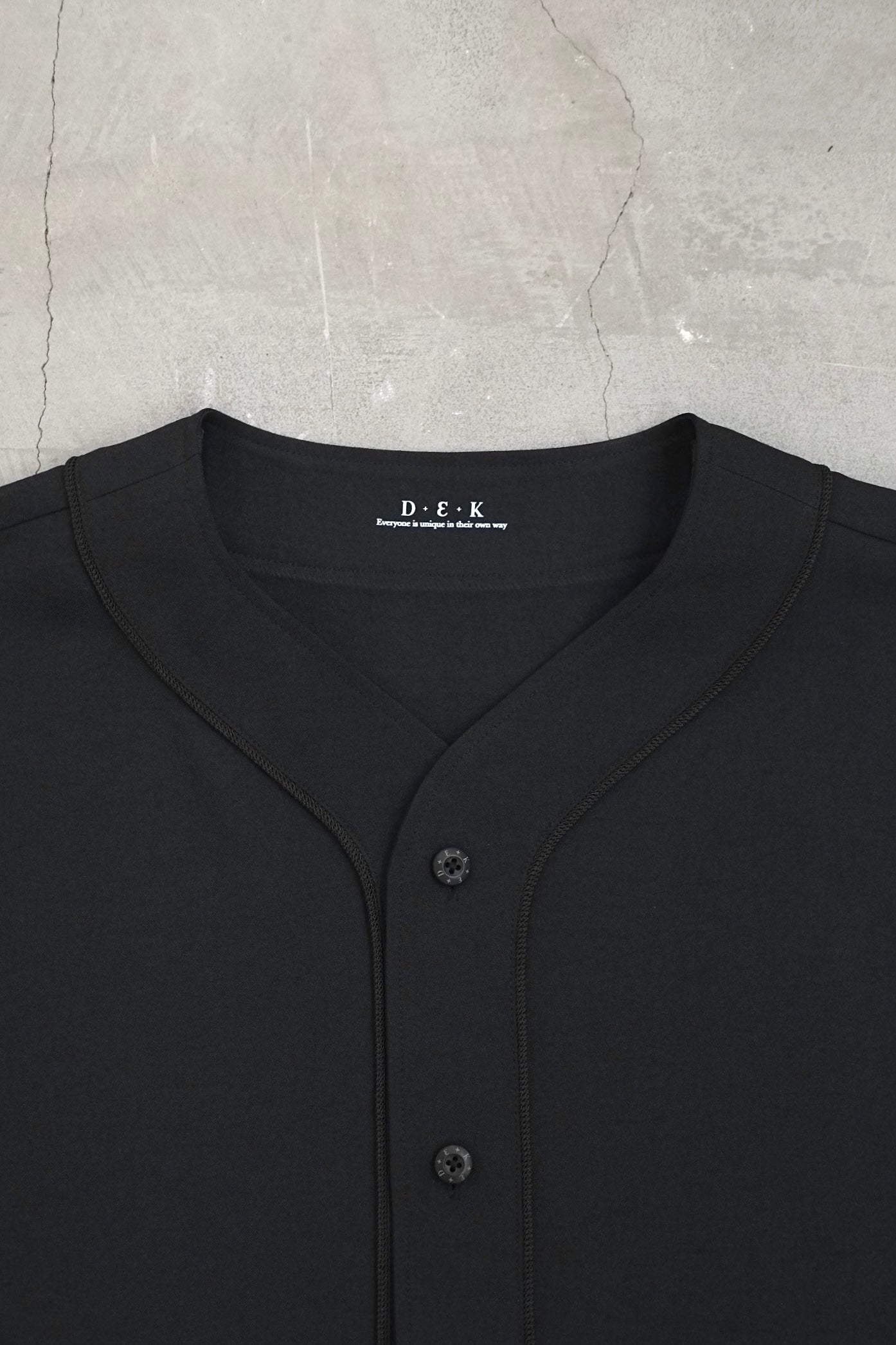 BASEBALL OVER SHIRT / BLACK