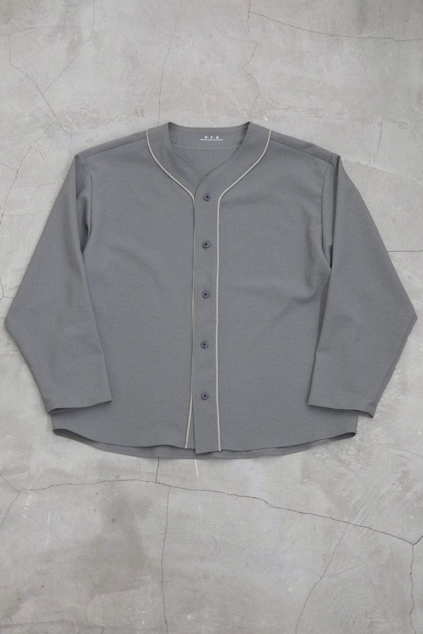 BASEBALL OVER SHIRT / GRAY