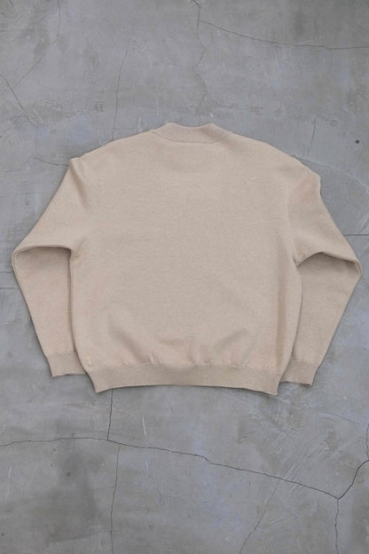 MOC NECK RELAXING SWKNIT / BEIGE