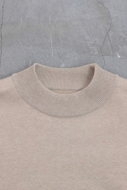 MOC NECK RELAXING SWKNIT / BEIGE