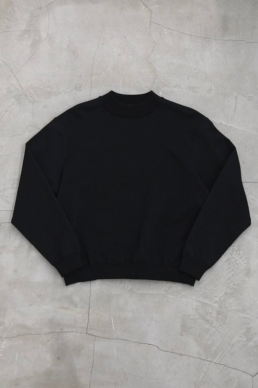 MOC NECK RELAXING SWKNIT / BLACK