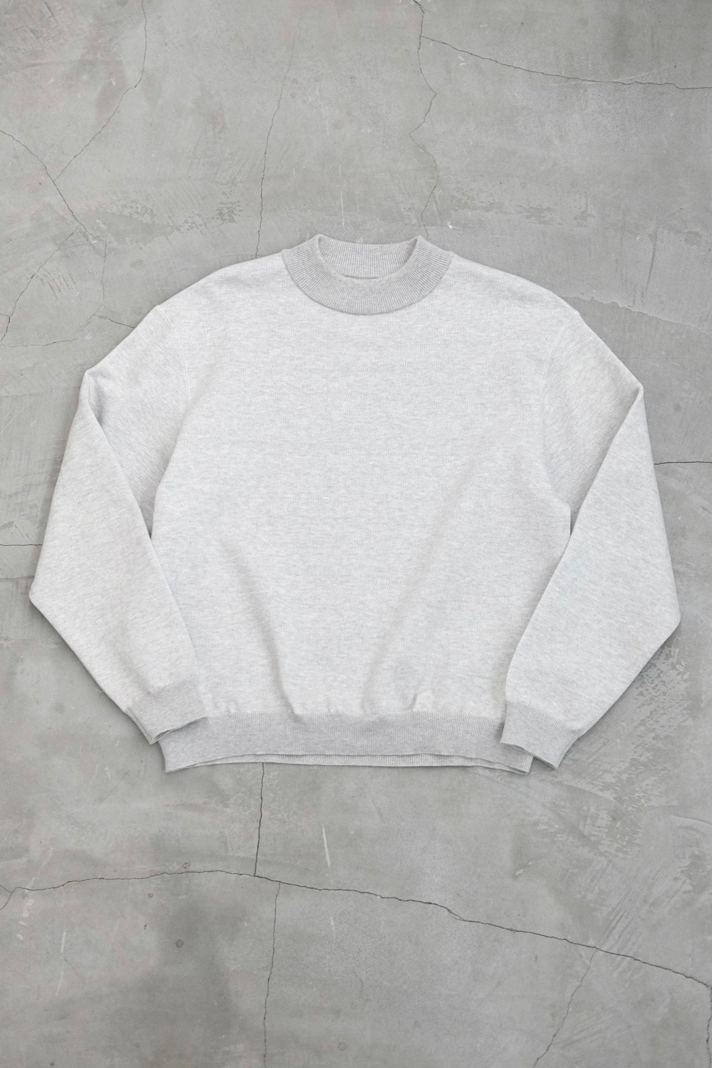 MOC NECK RELAXING SWKNIT / GRAY