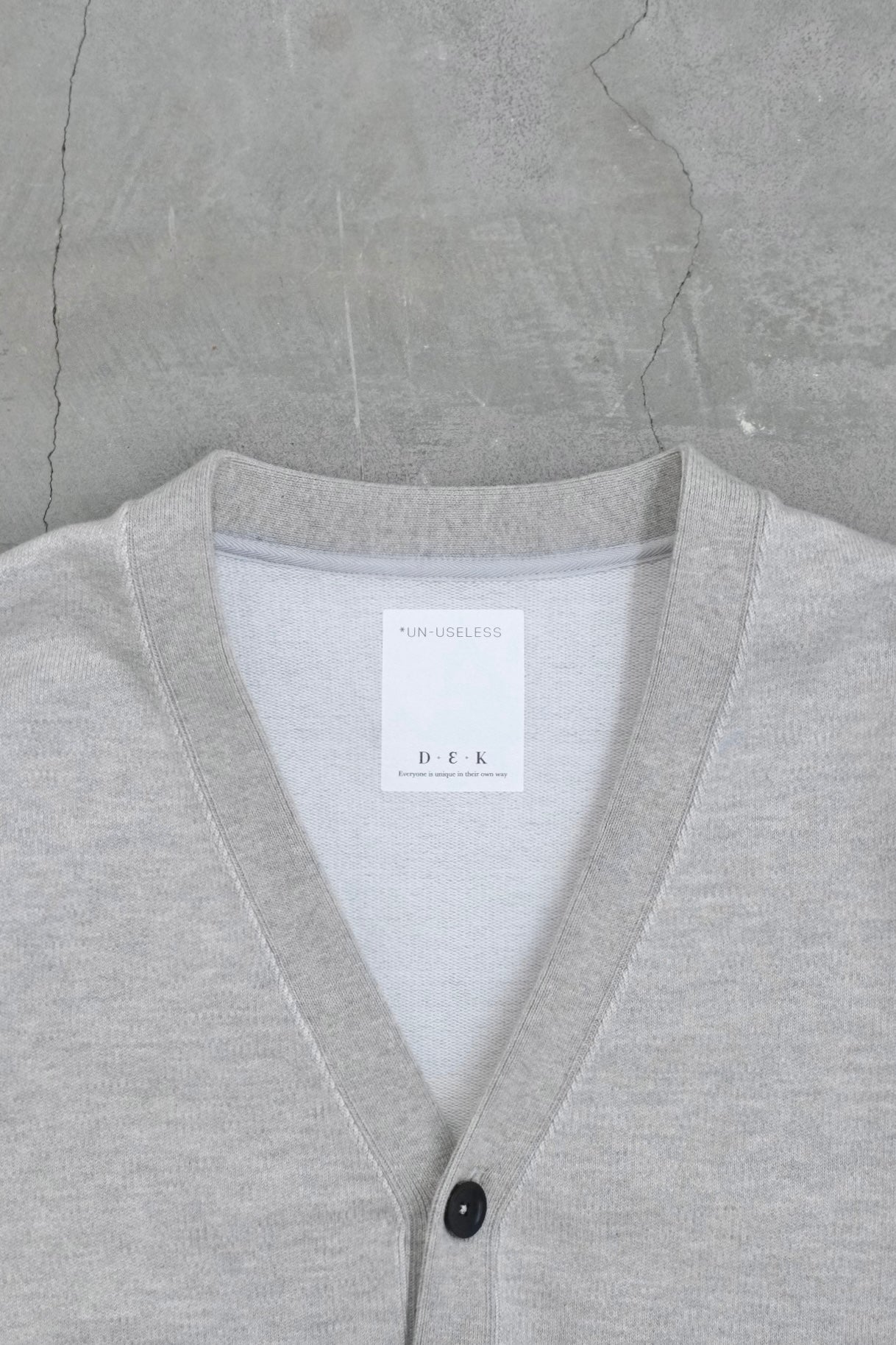 RELAXING SWKNIT CARDIGAN / GRAY