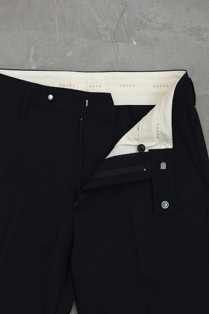 TAPERDE TROUSERS / BLACK